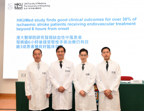 HKUMed study finds good clinical outcomes